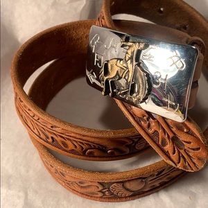 Chambers Belt Co made USA buckle branding symbols